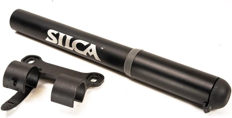 SILCA Gravelero mini Bike Pump | high Volume Gravel/Mountain/Road | Alloy Body w/Hose and Locking Chuck | Presta and Schrader Head | Micro Hand Pump for tubed/tubeless Tires | Bike Hand Pump - Image 1
